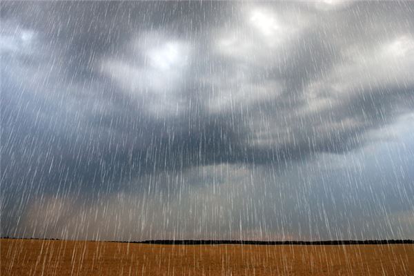 梦见晴天下雨是什么意思